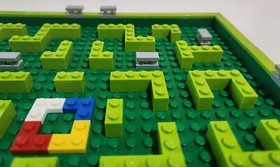 Lego Replacements Pieces - Base, Bricks and Template Minotaurus Game in Box 3841