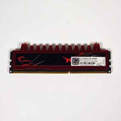 G.Skill Ripjaws 4GBx1 DDR3-1333 MHz PC3-10666 RAM Kit Tested & Working Red
