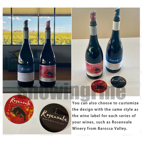 Custom LOGO to Wine Pourer DropStop with paper card packing 1000sets eBay