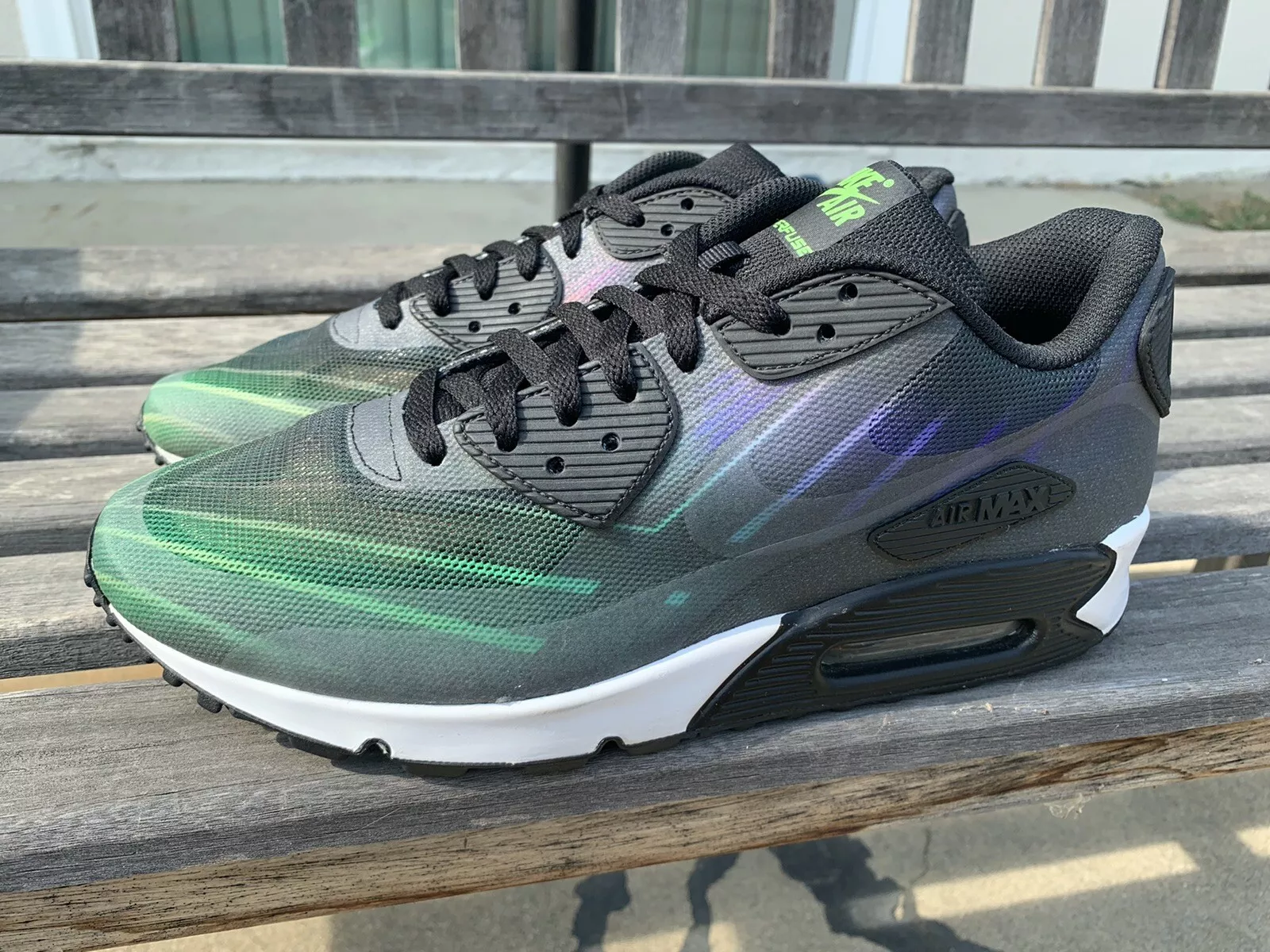 Nike Air Max 90 Hurley Phantom 4D Hyperfuse taille 11 Atmos Camo Supreme OFF blanc