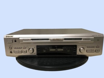 【ダブル MDデッキ】SONY MDS-W1 ミニディスクデッキ SONY Mini Disc Deck model MDS-W1 Double MD Deck Audio