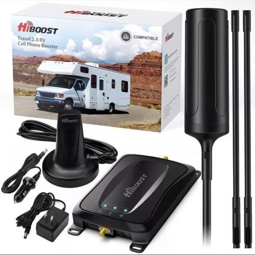 HiBoost 2.0 RV Travel Cell Phone Signal Booster 5G Compatible - Photo 11 sur 13