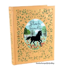 BLACK BEAUTY by Anna Sewell Deluxe Leather Bound Hardcover Gilded Edition *New*