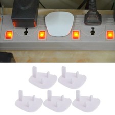 5PCS UK Socket Safety Covers – Child Protection Plug Protectors
