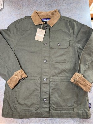 NWT Patagonia Womens Sz XS Point Reyes Canvas Coat Basin Green Barn Chore Field