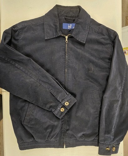 Dunhill, Vintage Mens Dunhill Golf Navy Sport Jacket Sz SM Gorpcore Made In Portugal