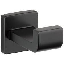 Delta 77535-BL Robe Hook 3.5" Matte Black Wall-Mounted Import