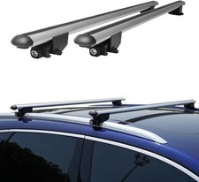 Roof Racks Cross Bars Gray Aluminum For Jeep Compass 2017 - 2024