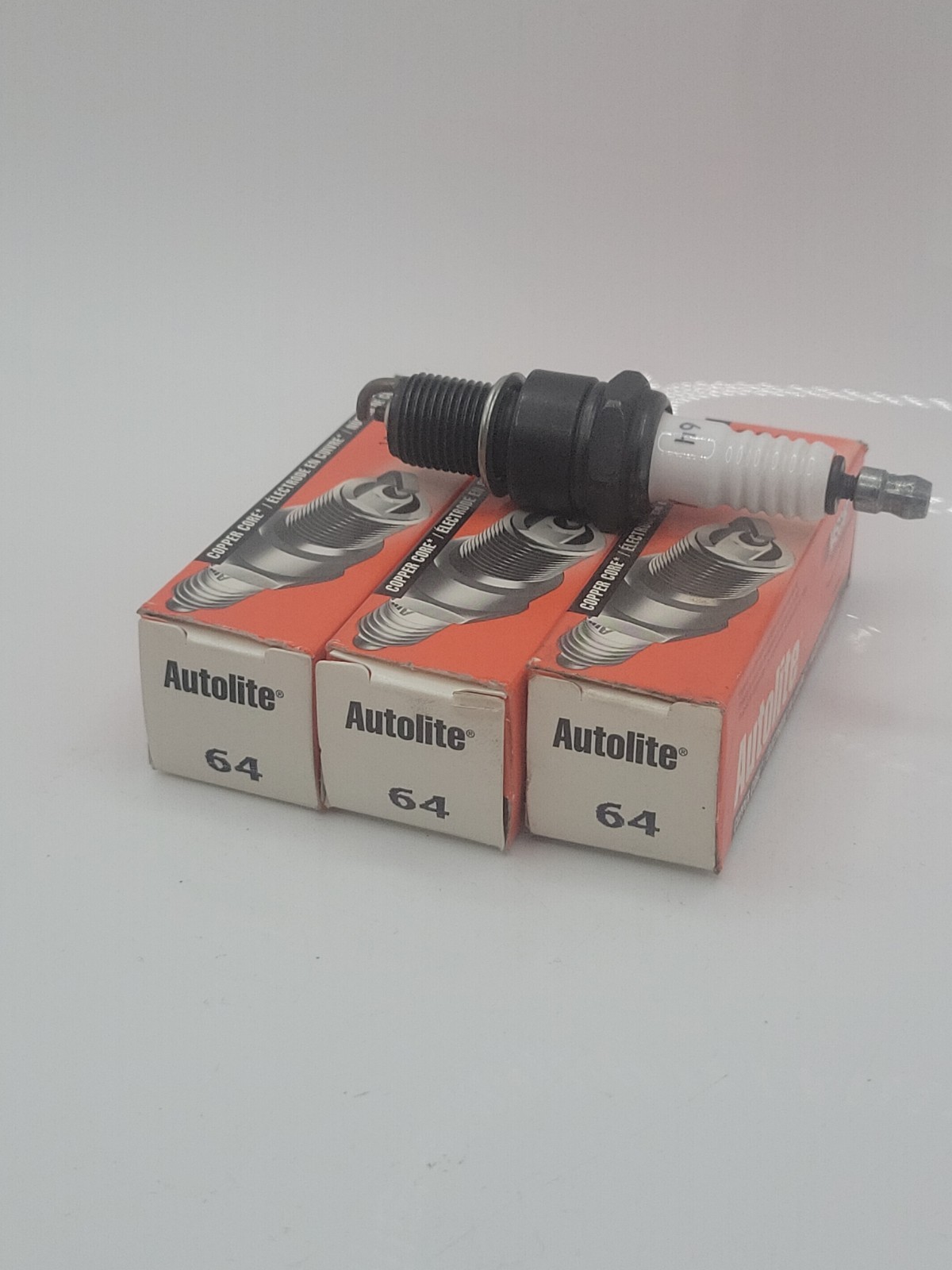 3 Spark Plug-Copper Resistor Autolite 64