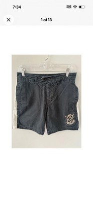 Polo Ralph Lauren Men's Cargo Shorts Size 32 Navy Blue Embroidered Crest