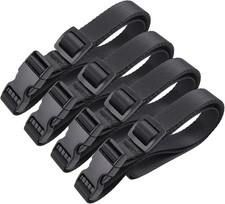 Vigorport Utility Straps with Quick Release Buckle, Nylon 0.75W-40L, Black