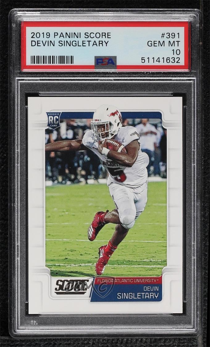 Devin Singletary Panini Score #391 Gem Masters 1/1