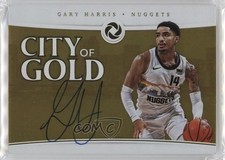 2018-19 Panini Opulence City of Gold Signatures Gold 15/25 Gary Harris Auto