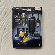 Roxio Easy VHS To DVD 3 Plus Convertor VHS Video Hi8 Video8 Movies To DVD