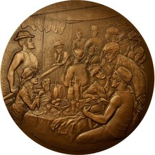 France, Medal, Peinture, Le Déjeuner des Canotiers, Auguste Renoir