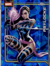 2026 Topps Chrome Marvel Comics Sapphire Edition #92 Psylocke