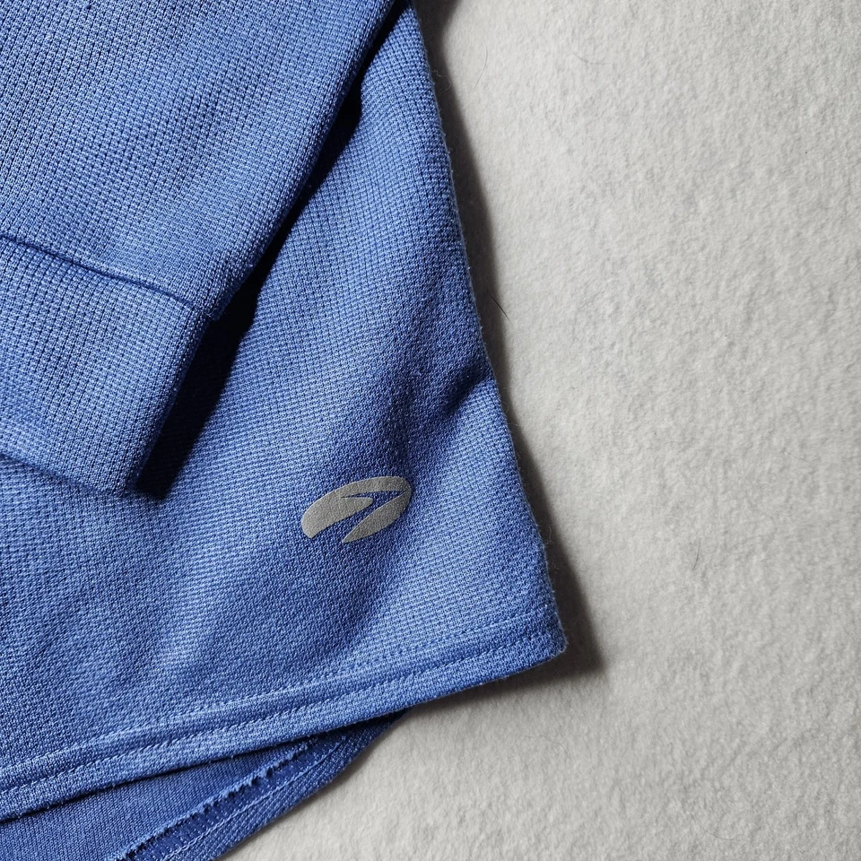 Brooks Women's Size Small Notch Therma-tec Running Long Sleeve Blue - Image 3 of 4