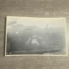 VTG 1940s WW2 Photo Military Bomber Plane Nose Art Pinup “Come And Get It”