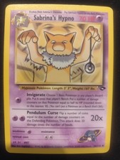 Pokemon Karte Sugimori PSA SABRINA 'S HYPNO 56/132 RARE SET GYM CHALLENGE OLD Ex