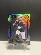 2024 Panini Select - Club Level Caleb Williams #216 Silver Prizm Die-Cut (RC)