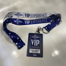 2025 UNIVERSAL STUDIOS VIP Experience Lanyard . Excellent Condition.