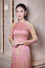 Traditional Vietnamese Long Dress - Áo dài truyền thống - Tơ Tằm SG - with Pants
