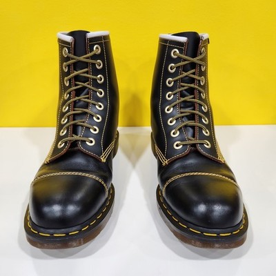 💥Dr. Martens Doc England MIE Rare Vintage Black Cappers Boots