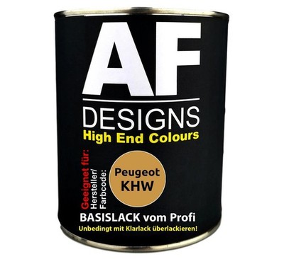 1L Autolack für Peugeot KHW Orange Salamanque Nac. Metallic  Autolack Spritzfert