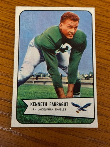 Kenneth Farragut #87 1954 Bowman card