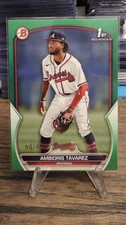 2023 1st Bowman Ambioris Tavarez Green /99 Rookie RC #BP-33 Braves 🔥🔥🔥