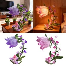 DIY flower-shaped pipe desk lamp, flower table lamp, craft supplies for a party