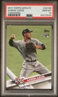 2017 TOPPS UPDATE THROWING #US166 AARON JUDGE ROOKIE RC PSA 10