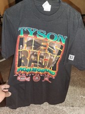 Vintage Mike Tyson He's Back Boxing Official MGM Grand PPView shirt Size Large
