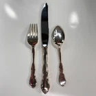 Vtg Towle Sterling Fontana Set Fork Spoon Stainless Knife Blade Lot of 3