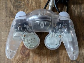Nintendo GameCube Game Cube GC Controller Joystick Clear Skeleton OEM Good condi