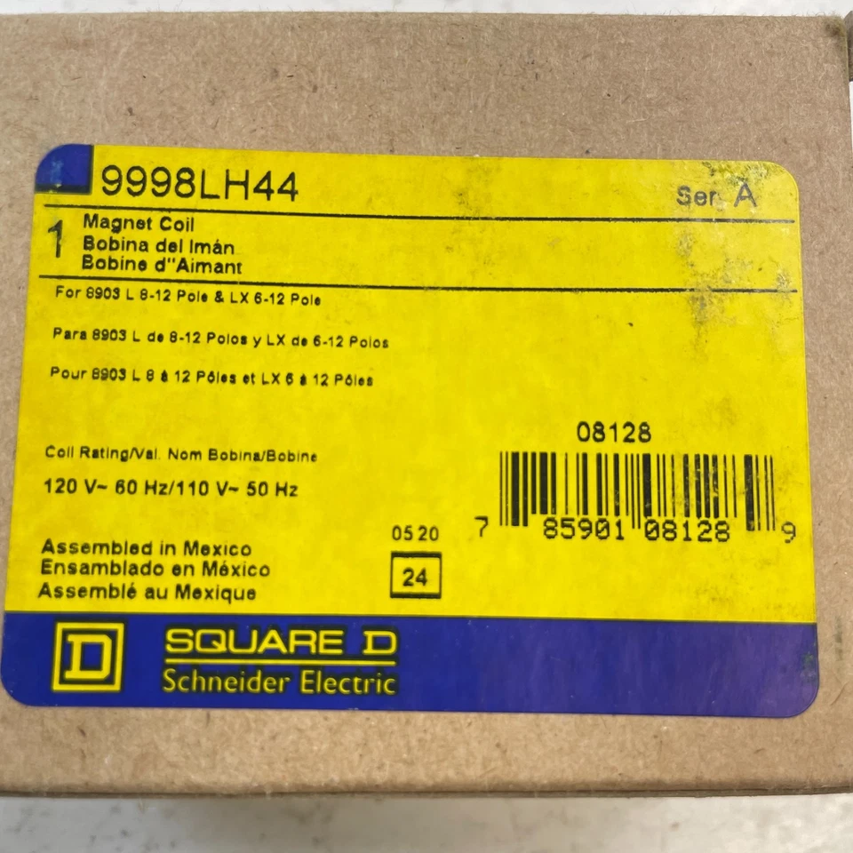 Bobina magnética SQUARE D 9998LH44 120V bobina 60hz Foto 4 de 4