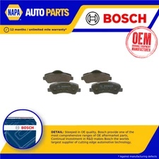 Brake Pads Set fits PEUGEOT 301 1.2 Front 2014 on Bosch 1608691380 1610699280