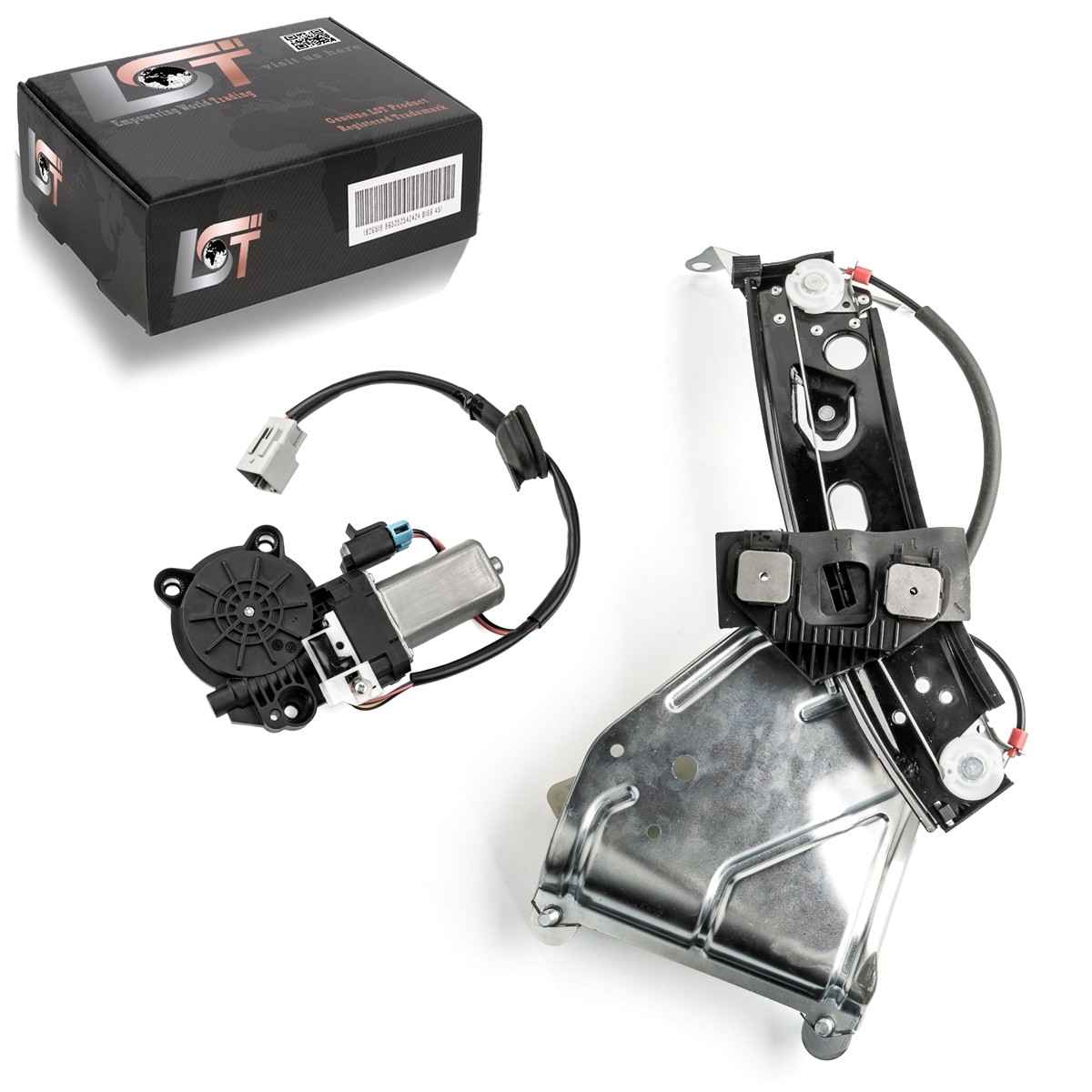 Window with Motor Rear Left for Ford Focus II MK2 Cc Cabrio Coupe 06-10