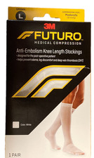NEW BRAND FUTURO Anti-Embolism Knee Highs, Un...