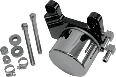 Accutronix Oil Filter/Regulator Mount Black #RM2141B Harley Davidson