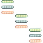 9 PCs Schreibtischdrahtmanagement bequemer Draht Organizer Silikonkabel