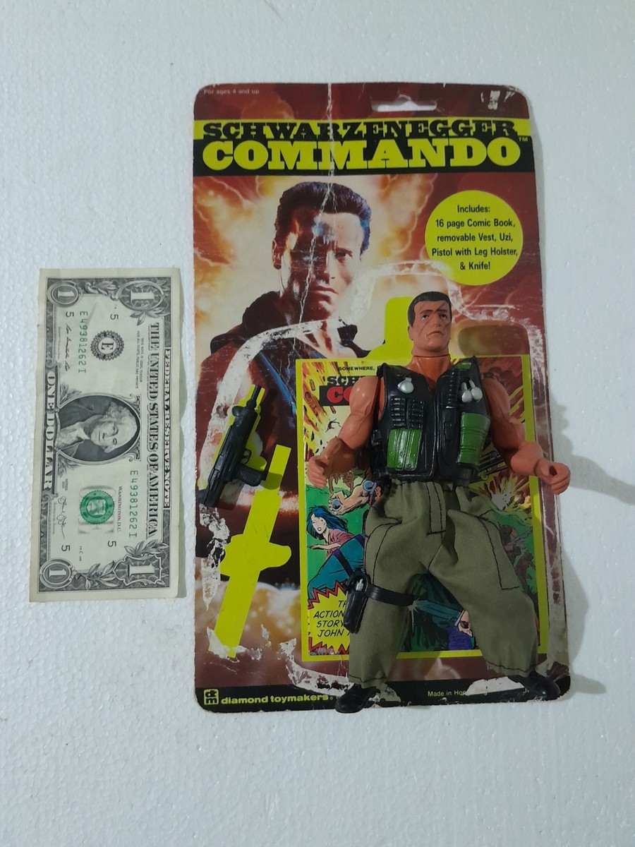 Figurine Commando (Schwarzenegger) - Diamond 1985 - 10cm - Stalker F.E.A. - Occasion