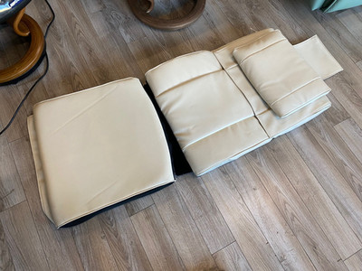Human Touch ZeroG 3.0 Massage Chair Zero Gravity Recliner Pad Set - Bone Vinyl
