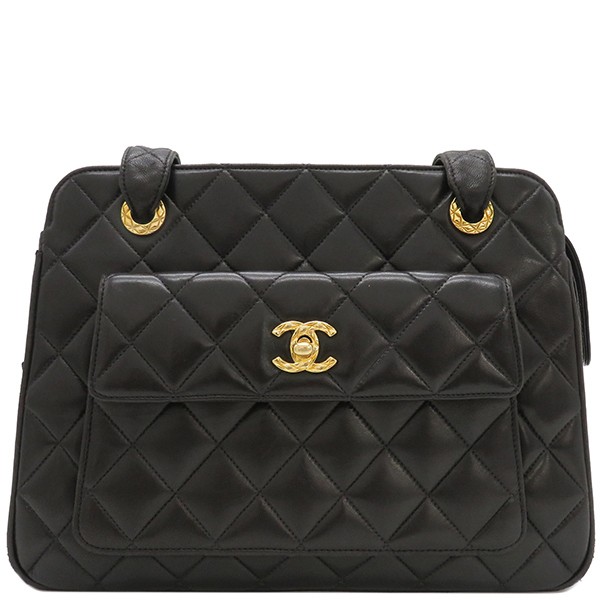 Chanel Matelasse Shoulder Bag in Quilted Leather BG28117-image