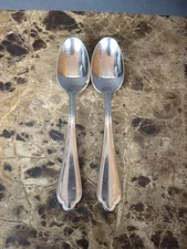 Lot Of 2 Yamazaki Guardian Teaspoons, Worn