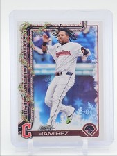 JOSE RAMIREZ 2025 TOPPS HOLIDAY BASEBALL BASE GUARDIANS Q6016