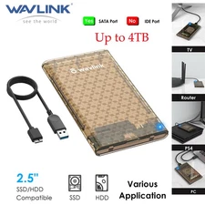 LOT 2.5" SATA USB 3.0 Hard Drive Disk HDD SSD Enclosure External Hard Drive Case
