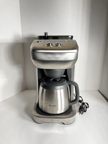 Breville Grind Control 12-Cup Whole Bean Drip Coffee Maker BDC650 ...