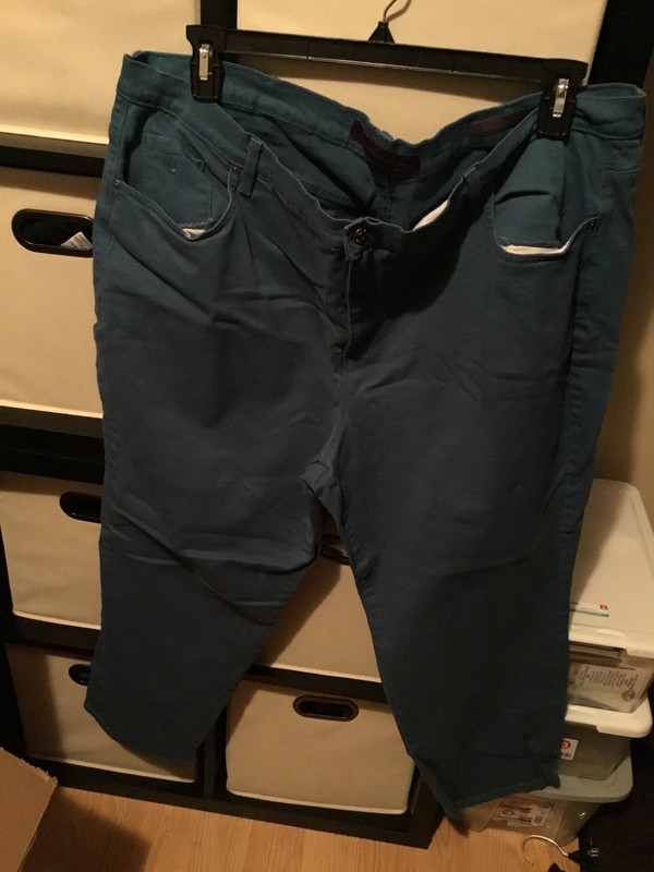 Women’s Lee Amanda Fit Jeans, Size 24W, Dark Turquoise, VGC