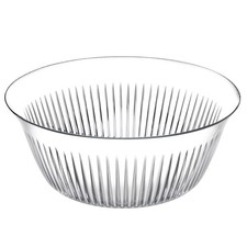 24cm Fruit Vegetable Salad Mixing Glass Serving Bowl Trifle Dish Pasta Kitchen